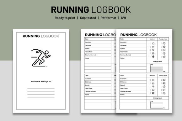 Download Running Log Book KDP Interior Vol.1 - Premium Resources