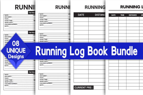 Download Running Log Book Bundle | KDP Interior - Premium Bundle