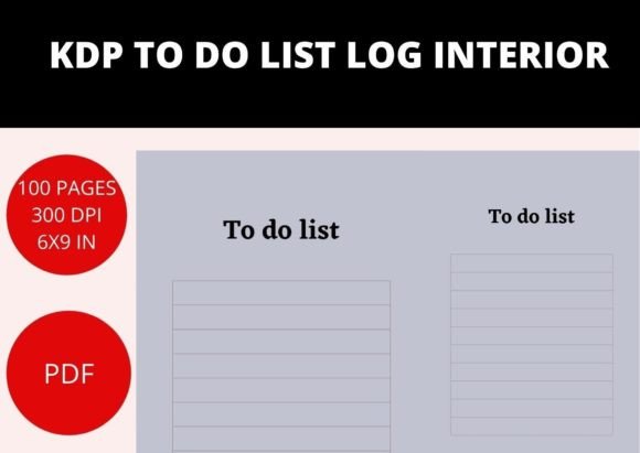 Download Kdp to Do List Interior Log - To do list interior Collection