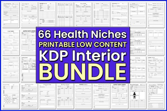 Download 66 Printable Low Content KDP Interior Bu - Low content kdp Collection