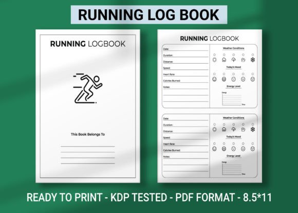 Download Running Log Book KDP Interior Vol.2 - Premium Resources