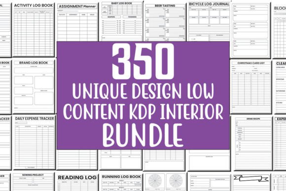 Download Low Content KDP Interior Bundle - Low content kdp Collection